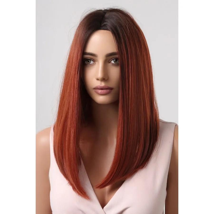 13*2" Full-Machine Wigs Synthetic Mid-Length Straight 27"