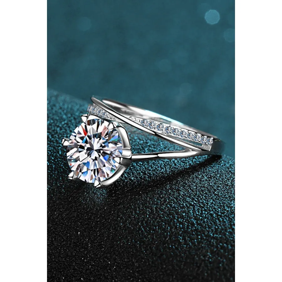 3 Carat Moissanite 6-Prong Ring