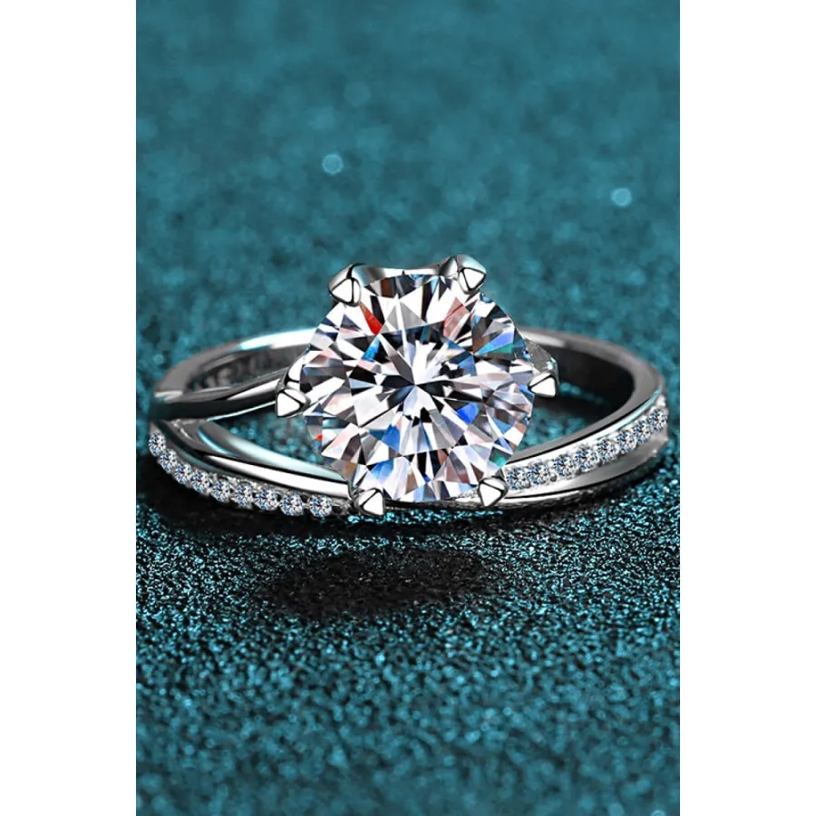 3 Carat Moissanite 6-Prong Ring