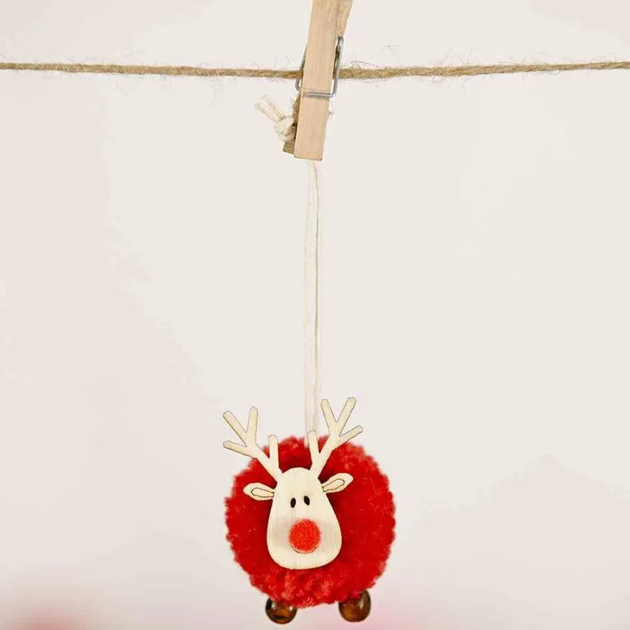 4-Piece Reindeer Hanging Widgets