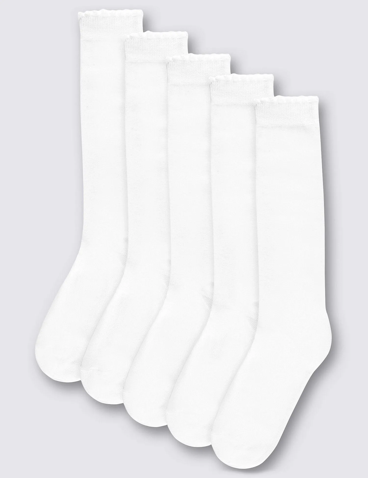 5 Pairs of Knee High Socks