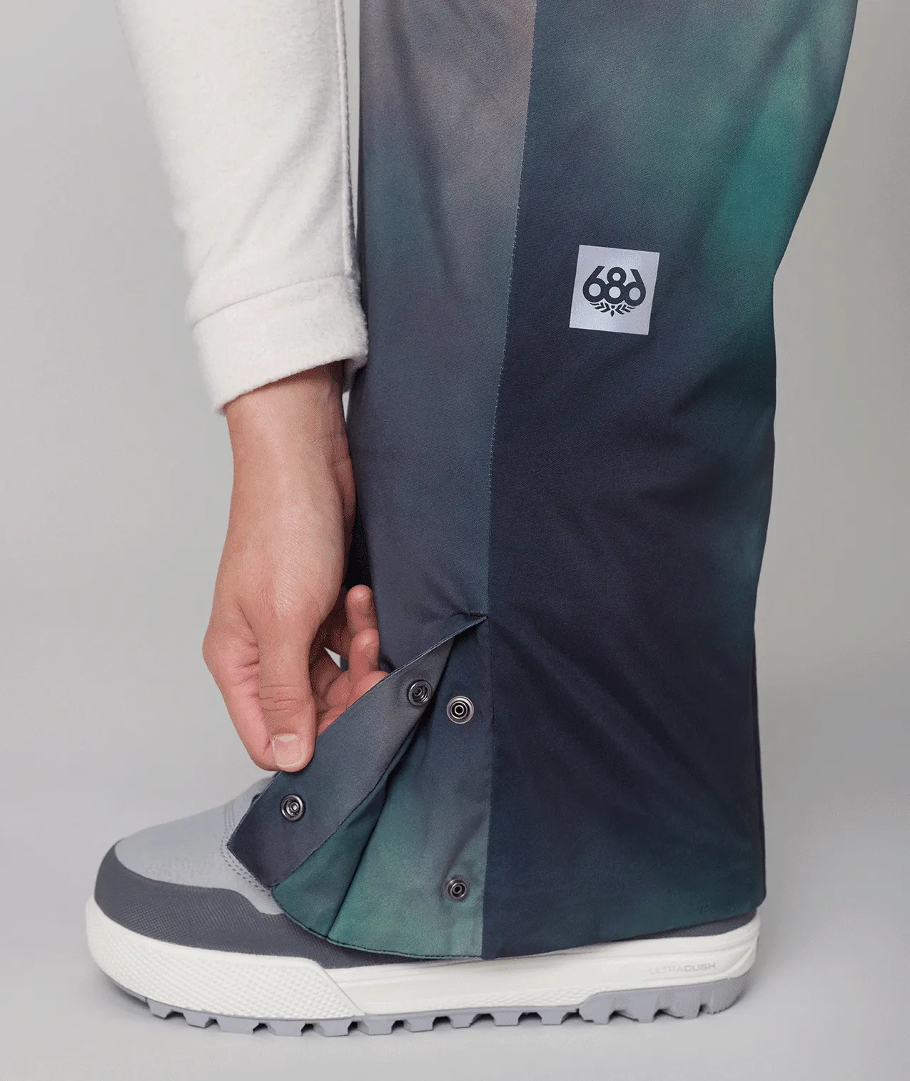 686 Women's Geode Thermagraph Bib Snowboard Pants Spearmint Spray 2024