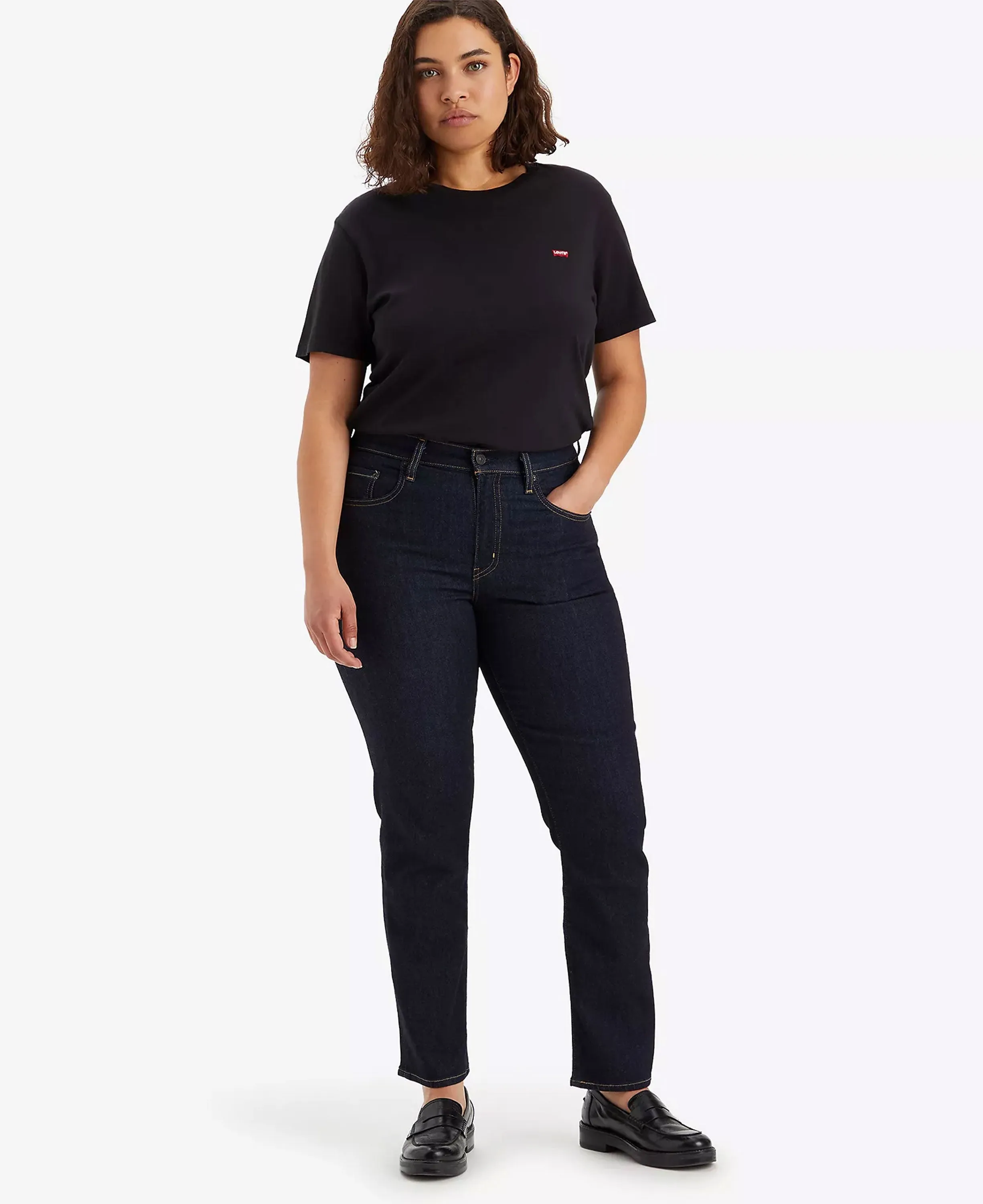 724 High Rise Straight Jeans - Blue Wave Rinse