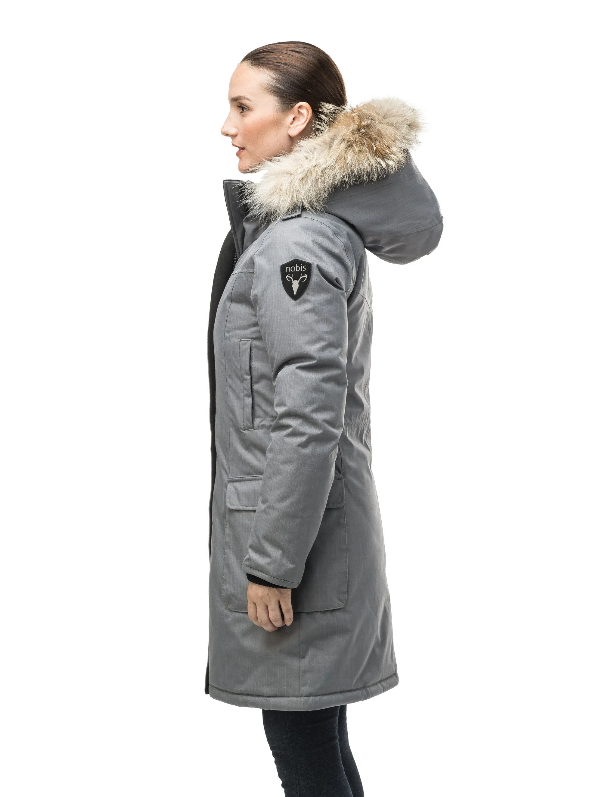 Abby Women's Thigh Length Parka