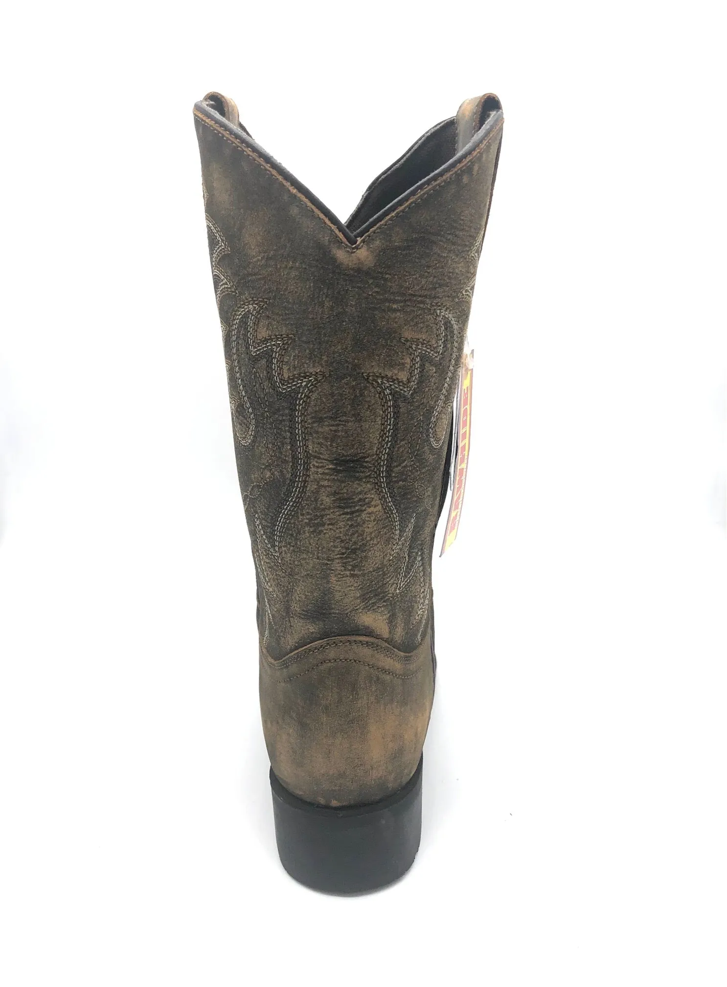 'Abilene' Men's 13" Rawhide Western Square Toe - Brown