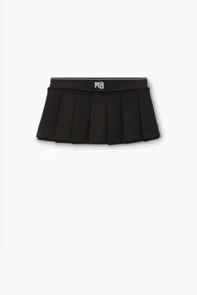 alexanderwang.t Logo Cheerleader Mini Skirt - Black