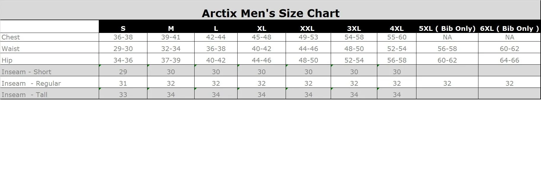 Arctix Men's Essential Snow Pants Black Ski Winter Snow (X-Large (40-42W * 34L)) (X-Large (40-42W * 34L))