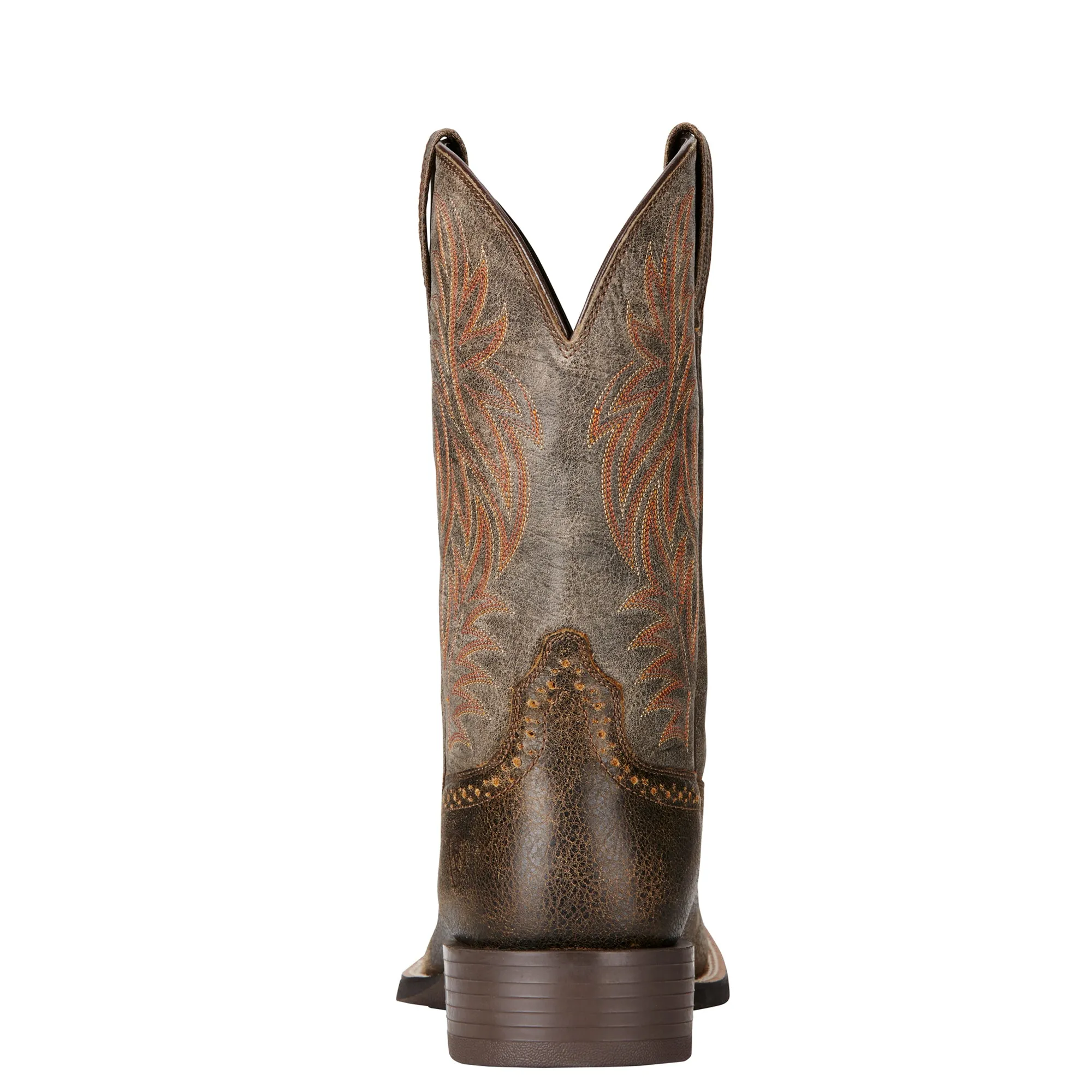 'Ariat' Men's 11" Sport Western Square Toe - Brooklyn Brown / Grey