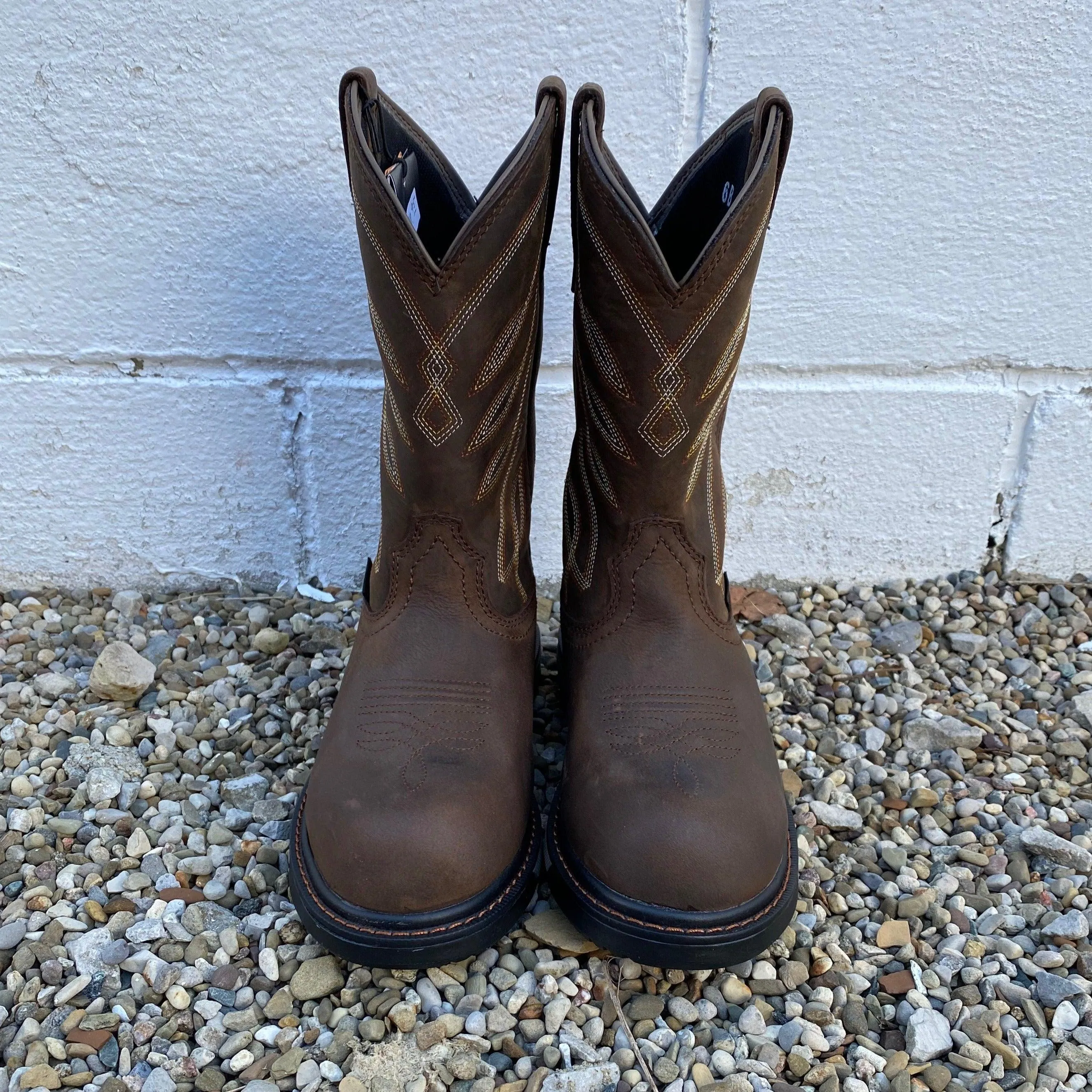 Ariat Women's Riveter CSA Waterproof Dark Brown Composite Toe Work Boot 10035774