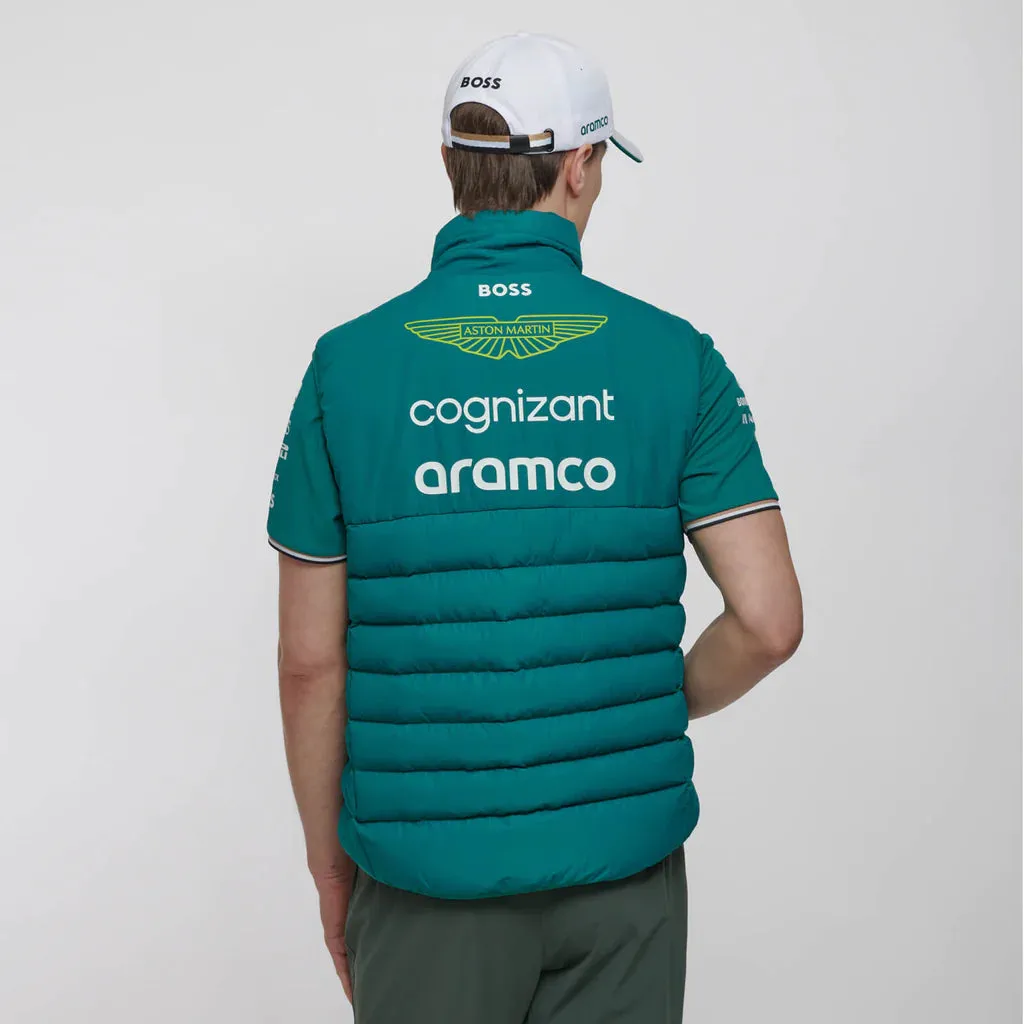 Green Aston Martin Cognizant F1 2023 Mens Team Vest - Optimized Title