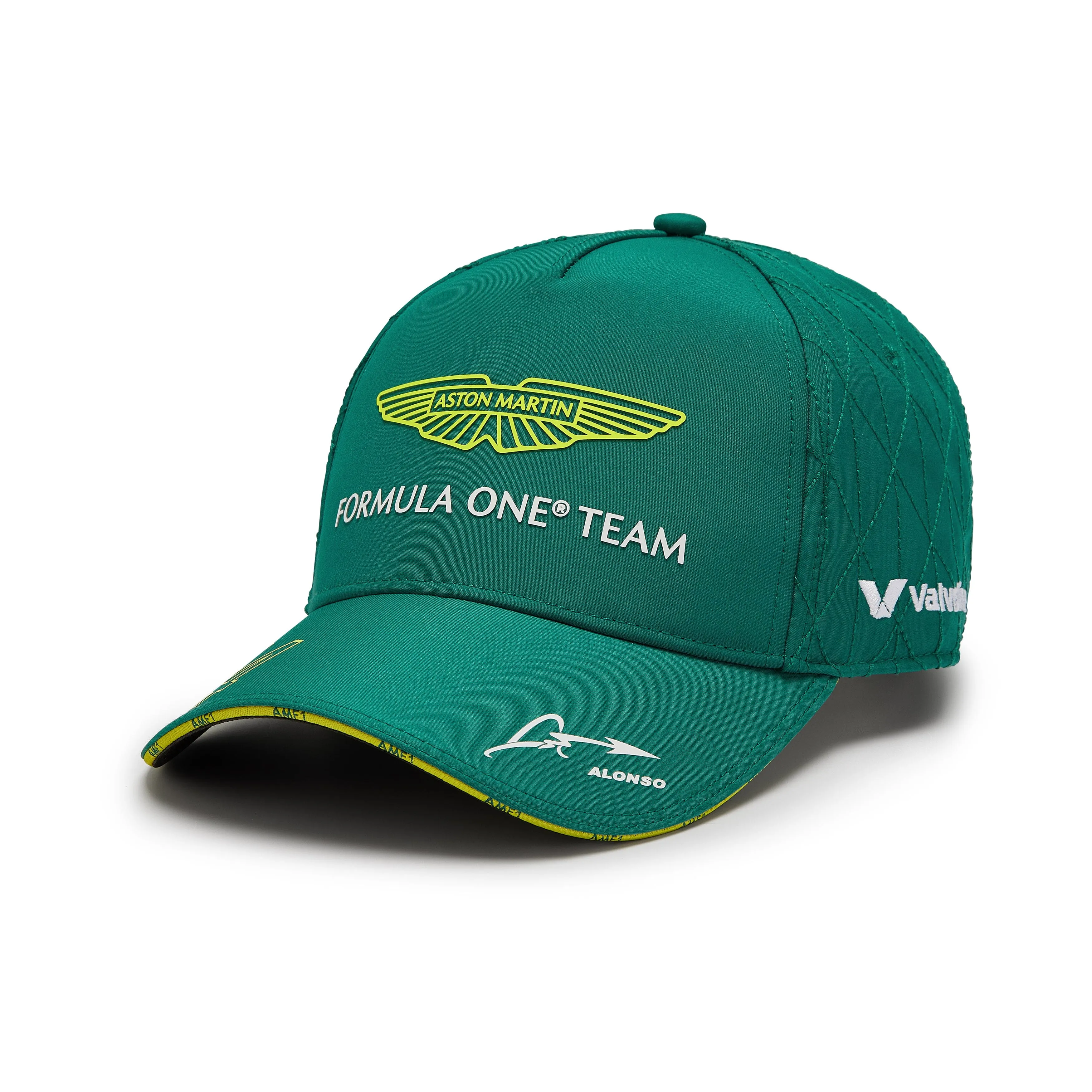 Aston Martin Cognizant F1 2024 Fernando Alonso Team Hat- Lime/Green