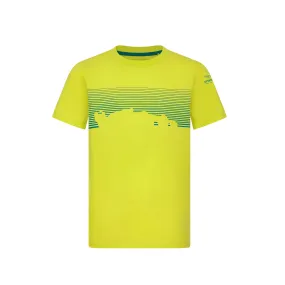 Aston Martin F1 Kids Lifestyle Graphic T-Shirt -  Youth White/Lime