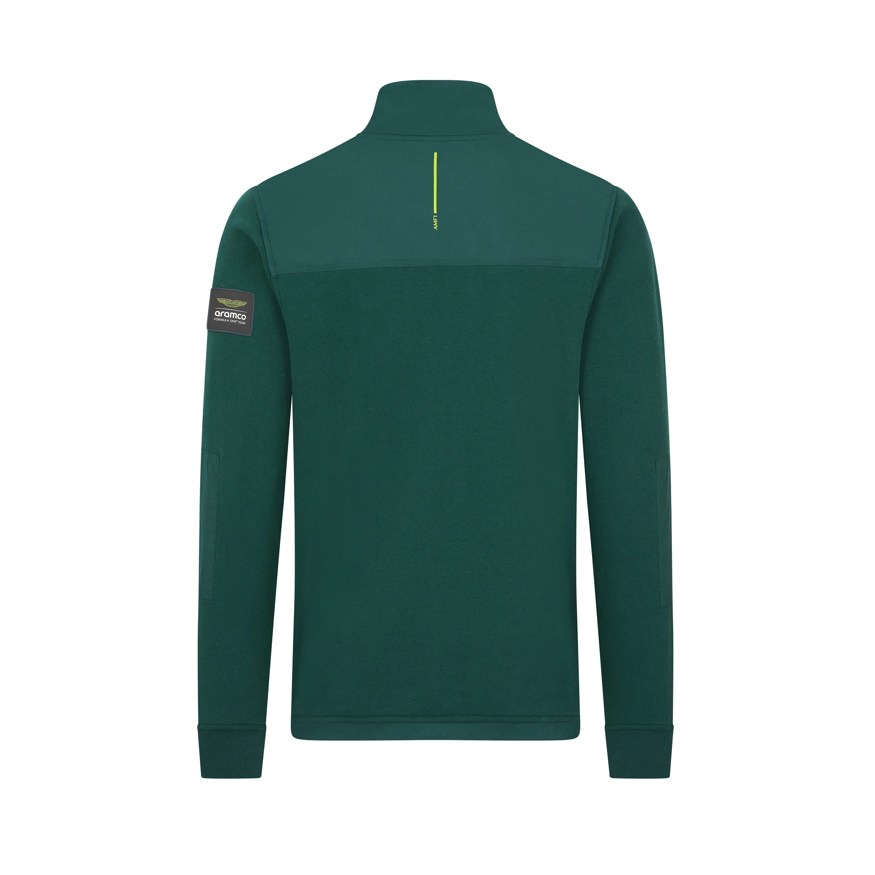 Aston Martin F1 Lifestyle 1/4 Pocket Logo Sweatshirt - Green