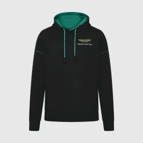 Aston Martin F1 Lifestyle Logo Hoodie - Black/Green