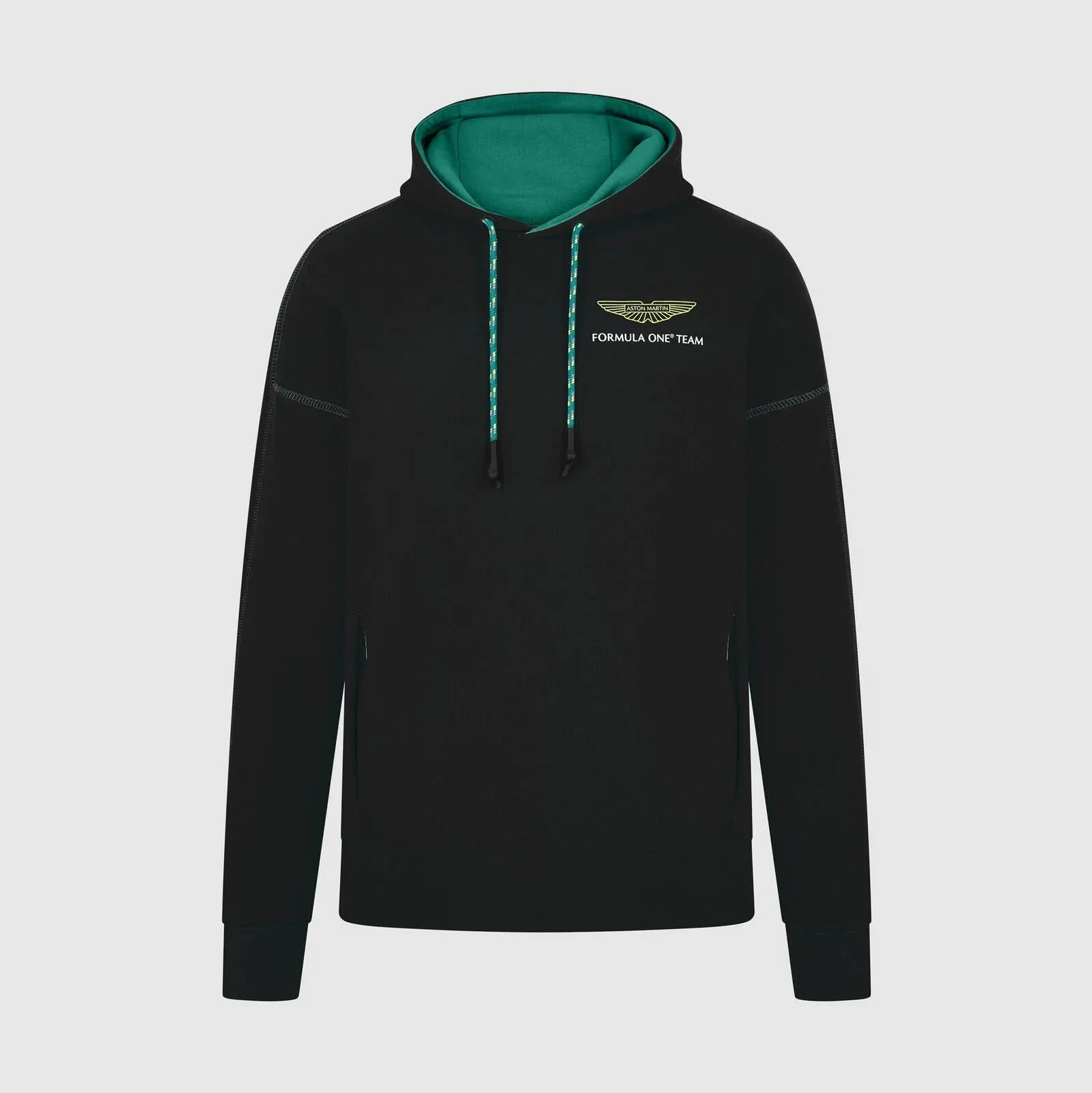 Aston Martin F1 Lifestyle Logo Hoodie - Black/Green