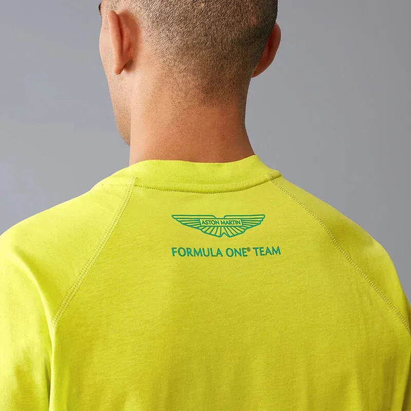 Aston Martin F1 Lifestyle Logo T-Shirt - Green/Lime/White