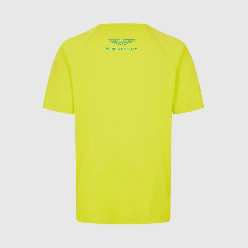 Aston Martin F1 Lifestyle Logo T-Shirt - Green/Lime/White