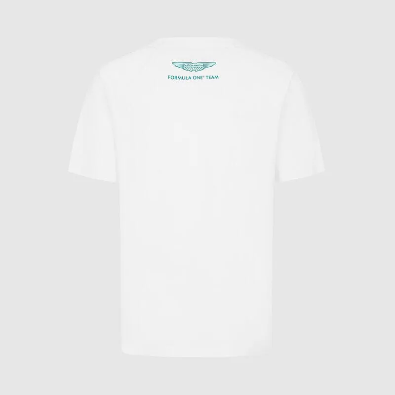 Aston Martin F1 Lifestyle Logo T-Shirt - Green/Lime/White