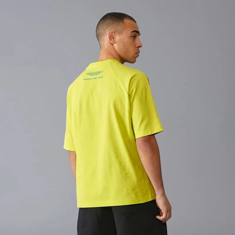 Aston Martin F1 Lifestyle Logo T-Shirt - Green/Lime/White