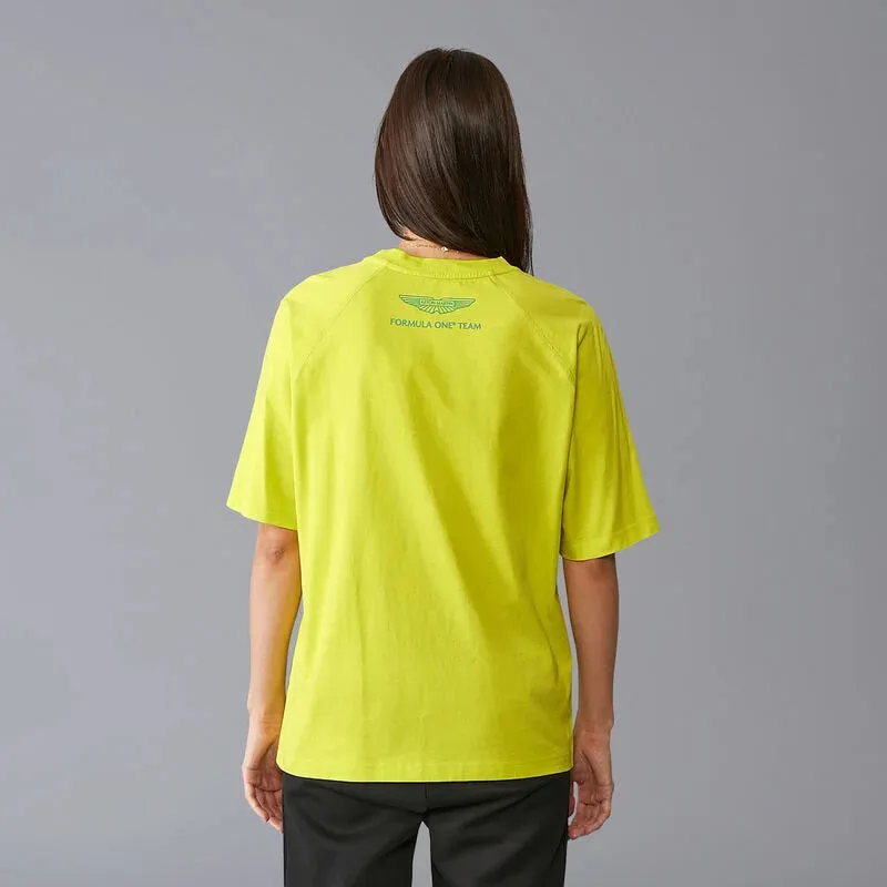 Aston Martin F1 Lifestyle Logo T-Shirt - Green/Lime/White