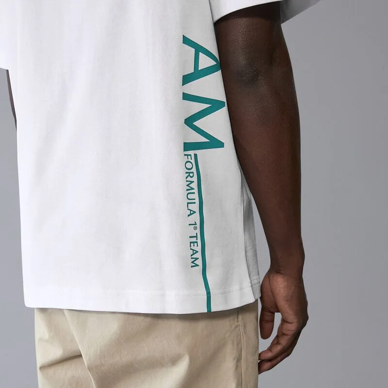 Aston Martin F1 Lifestyle Oversized T-Shirt - White/Green