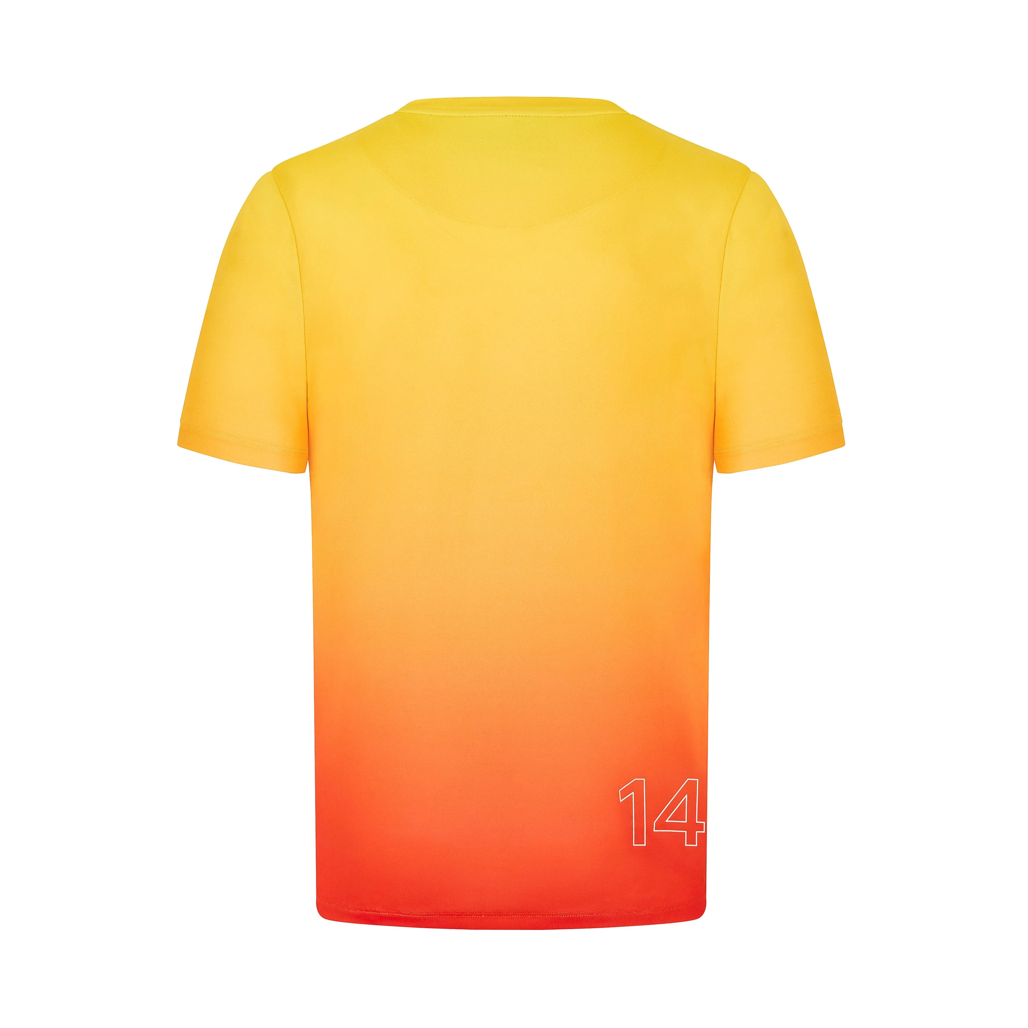 Aston Martin F1 Limited Edition Fernando Alonso Barcelona GP Graphic T-Shirt - Gradient Sunrise