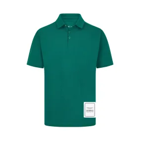 Aston Martin F1 Men's Logo Polo Shirt -Black/Green