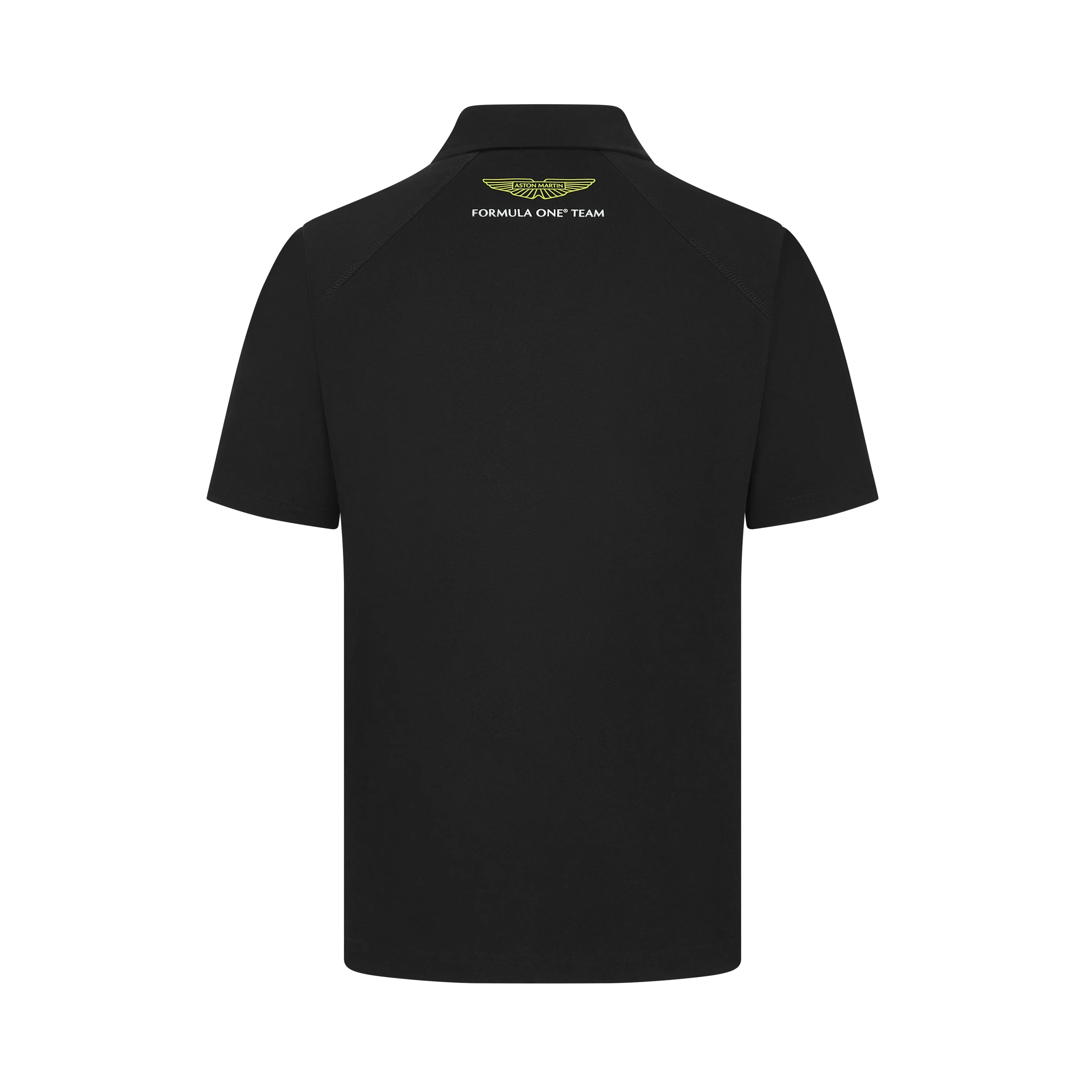 Aston Martin F1 Men's Logo Polo Shirt -Black/Green