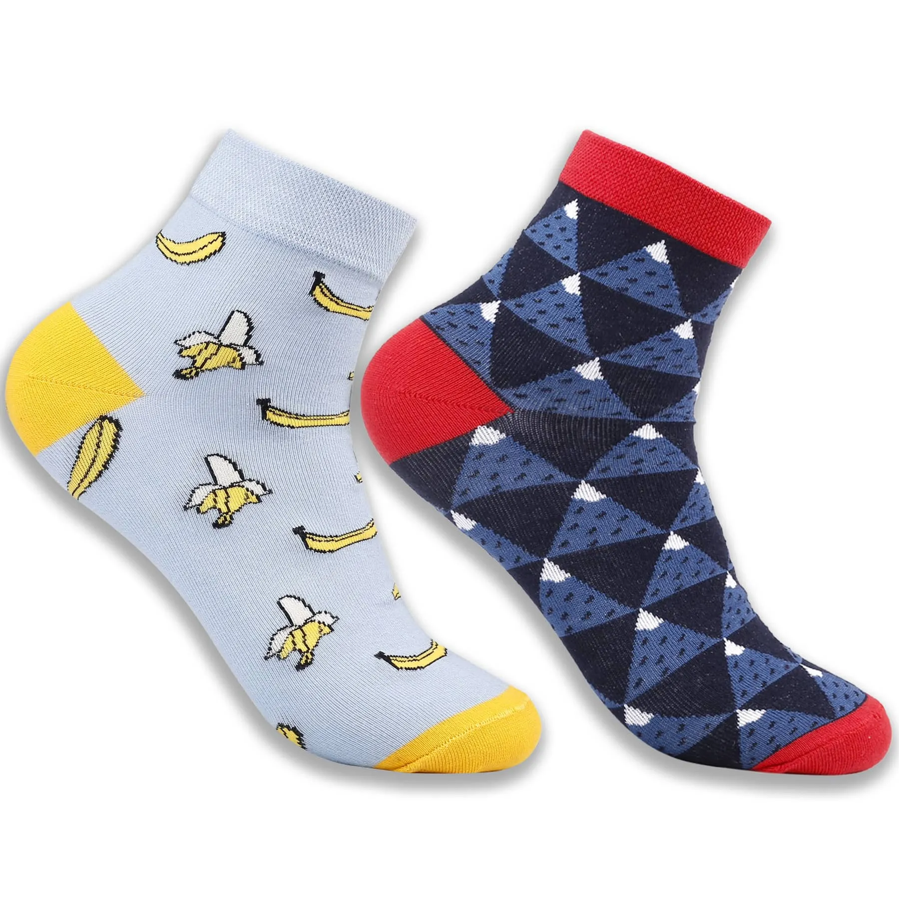 Bacca Bucci Combo of a 2 Pair Ankle Length comfort Socks