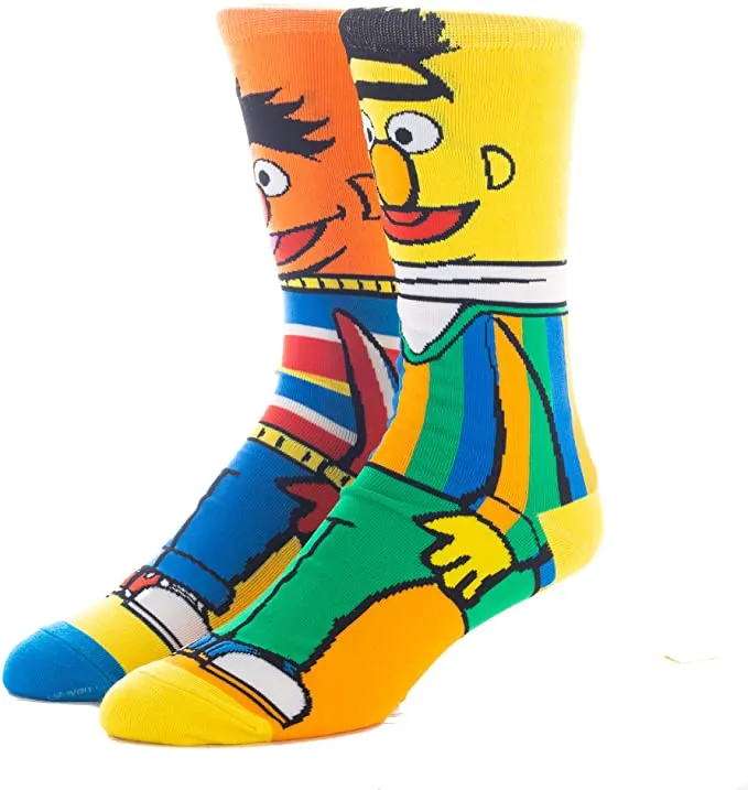 Bert & Ernie Mismatch Character Socks