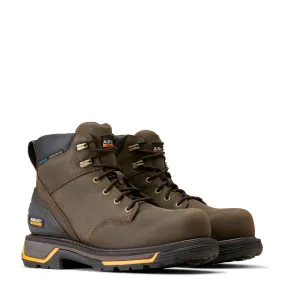 Big Rig 6in Waterproof Composite Toe Work Boot Iron Coffee