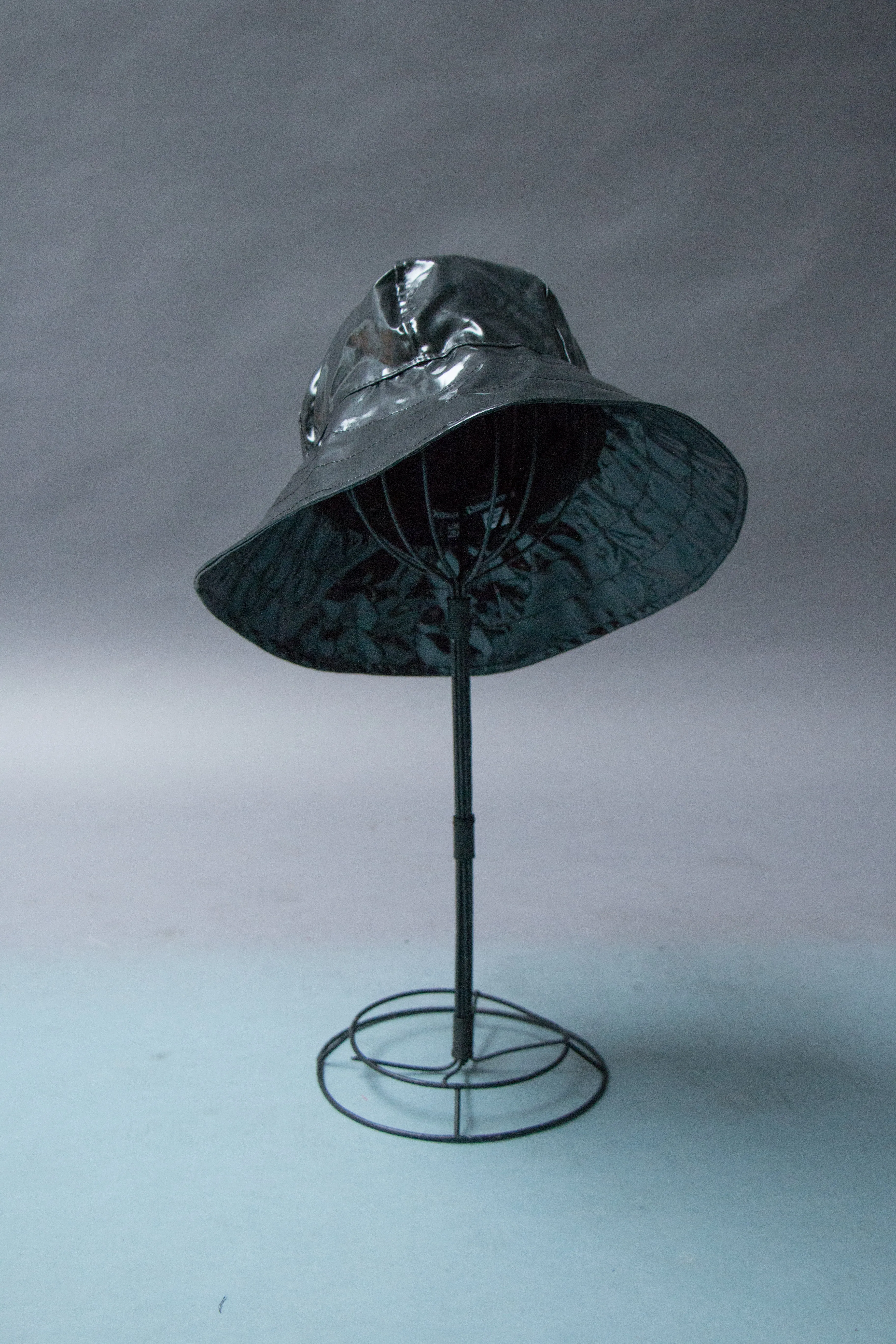 *Black Slicker Unlined Rain Hat $45 (RH 0917C)