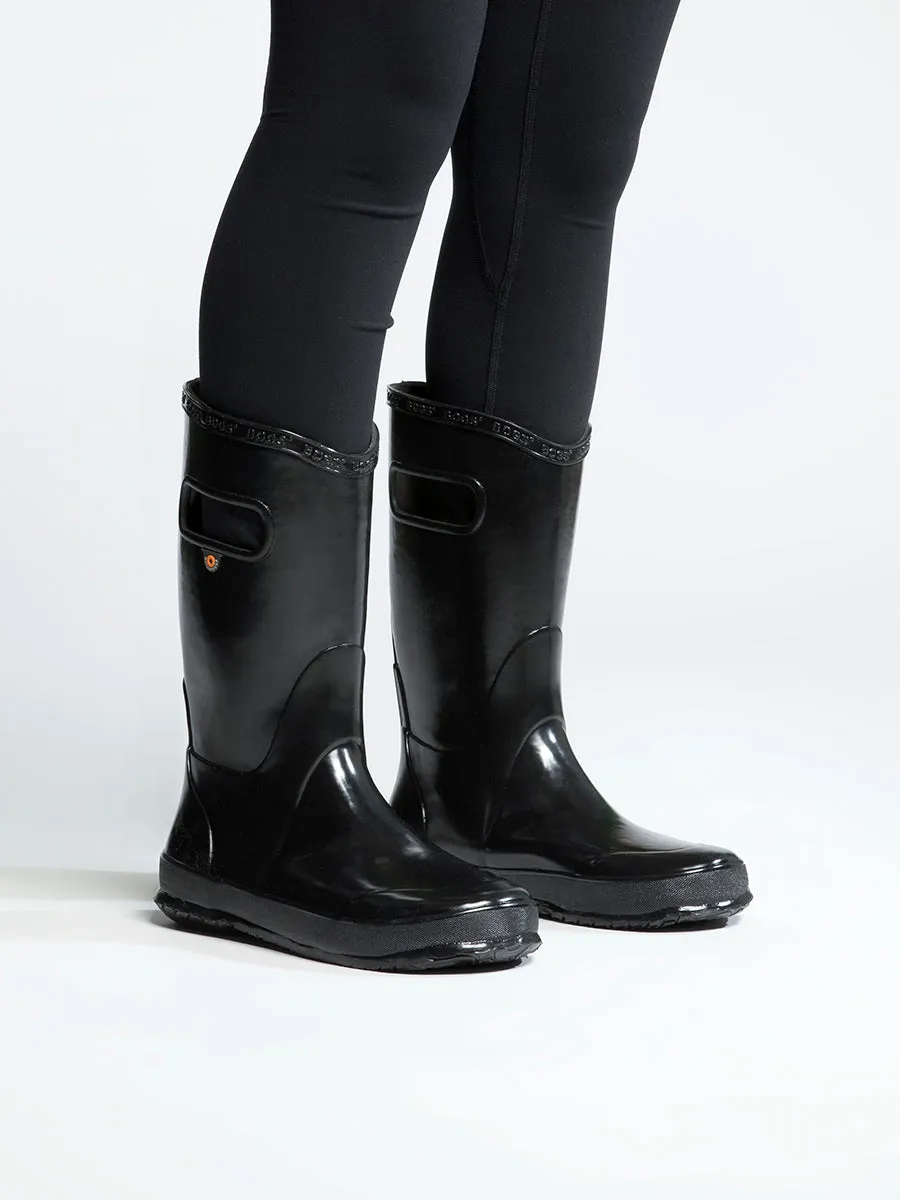 BOGS Black Solid Rain Boot