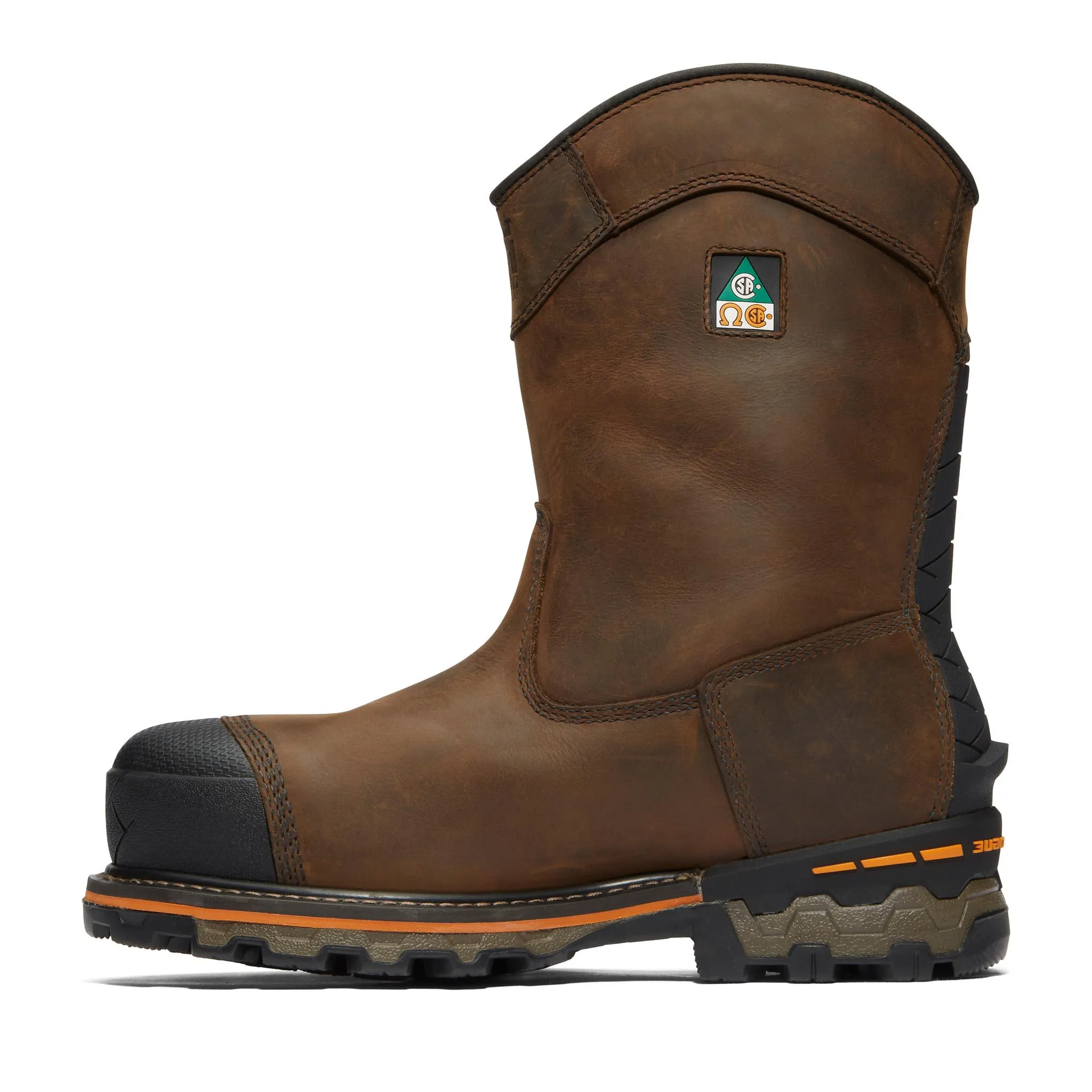 Boondock Composite-Toe Waterproof Ins 200G Pull-On Work Boot Brown