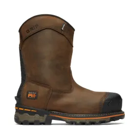 Boondock Composite-Toe Waterproof Ins 200G Pull-On Work Boot Brown