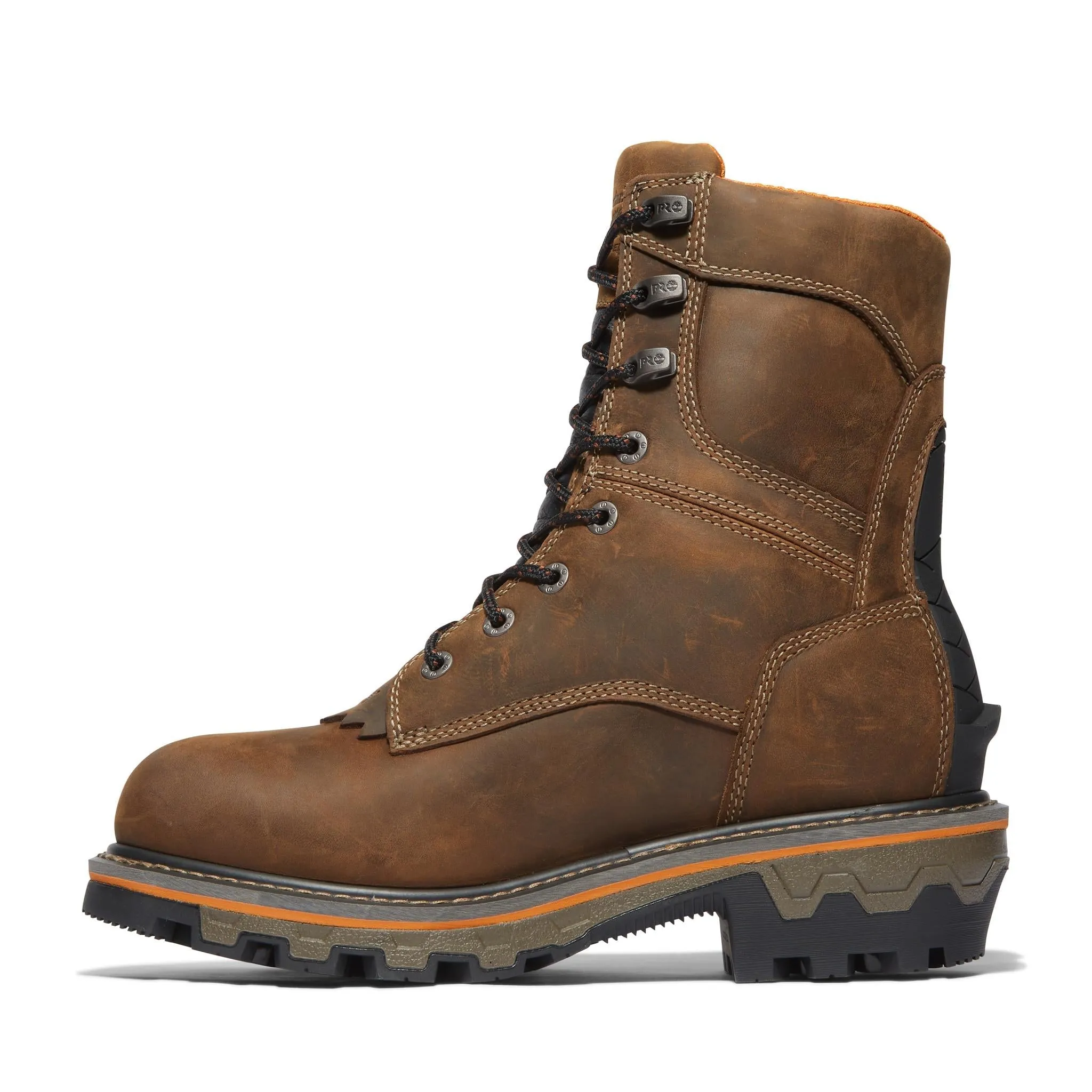 Boondock HD 8 Inch Soft Toe Waterproof Logger Boot Brown