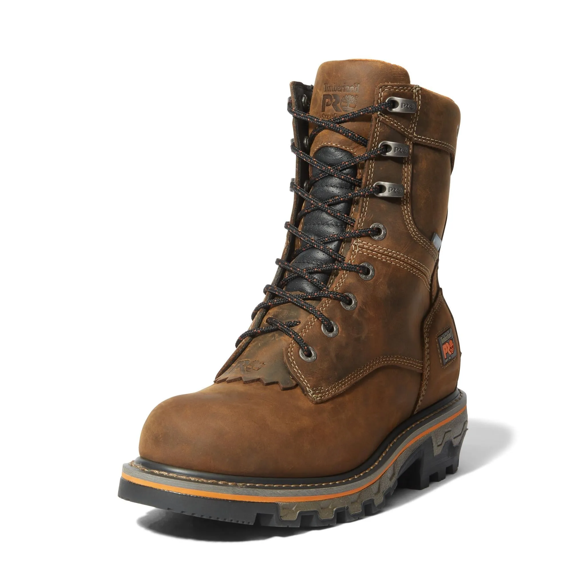 Boondock HD 8 Inch Soft Toe Waterproof Logger Boot Brown