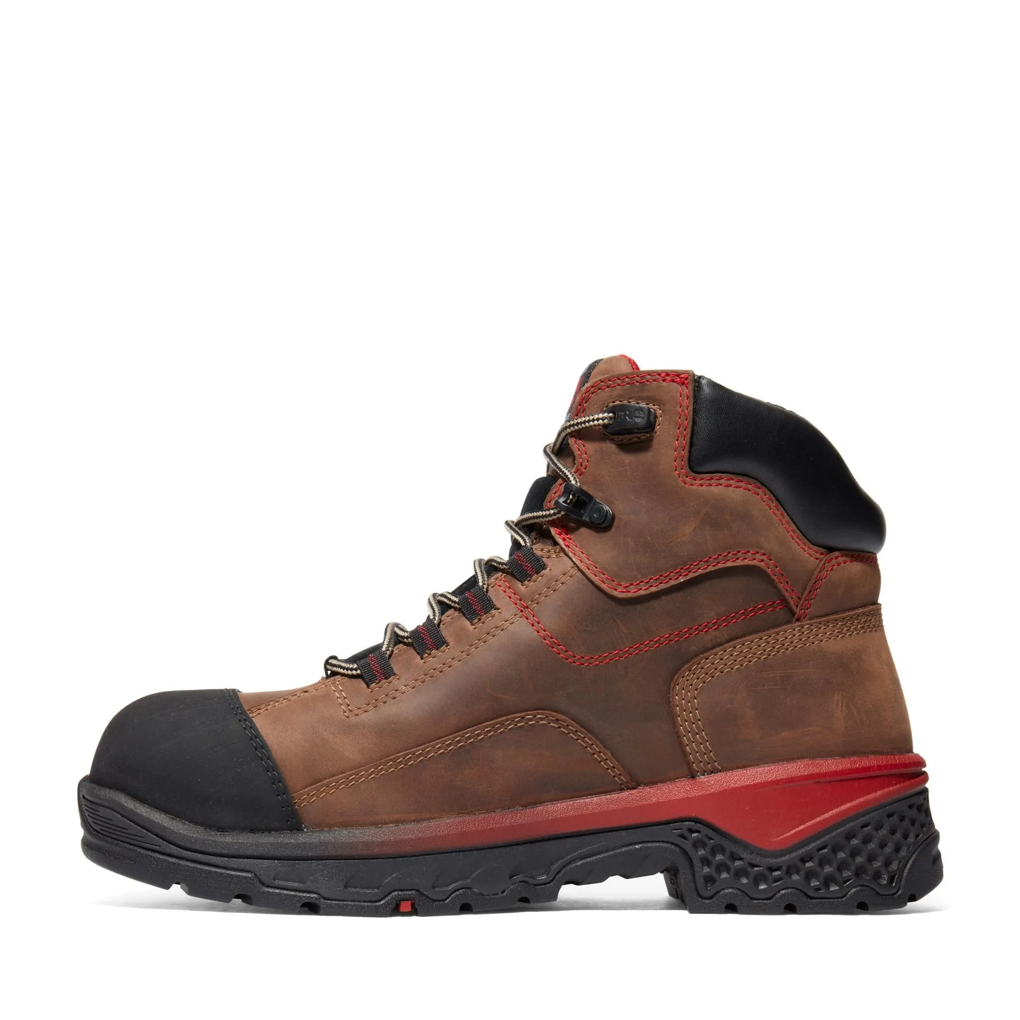 Booshog 6 Inch Composite-Toe Waterproof PR Work Boot Brown