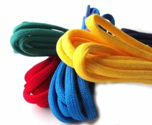 Extra-Long 400cm Round Boot Laces for Walking and Hiking in Vibrant Colors