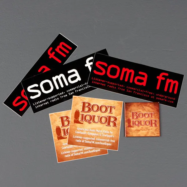 Boot Liquor Magnet/Sticker Promo Pack