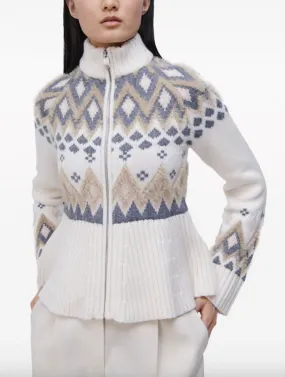 Brady Jacquard Knitted Cardigan