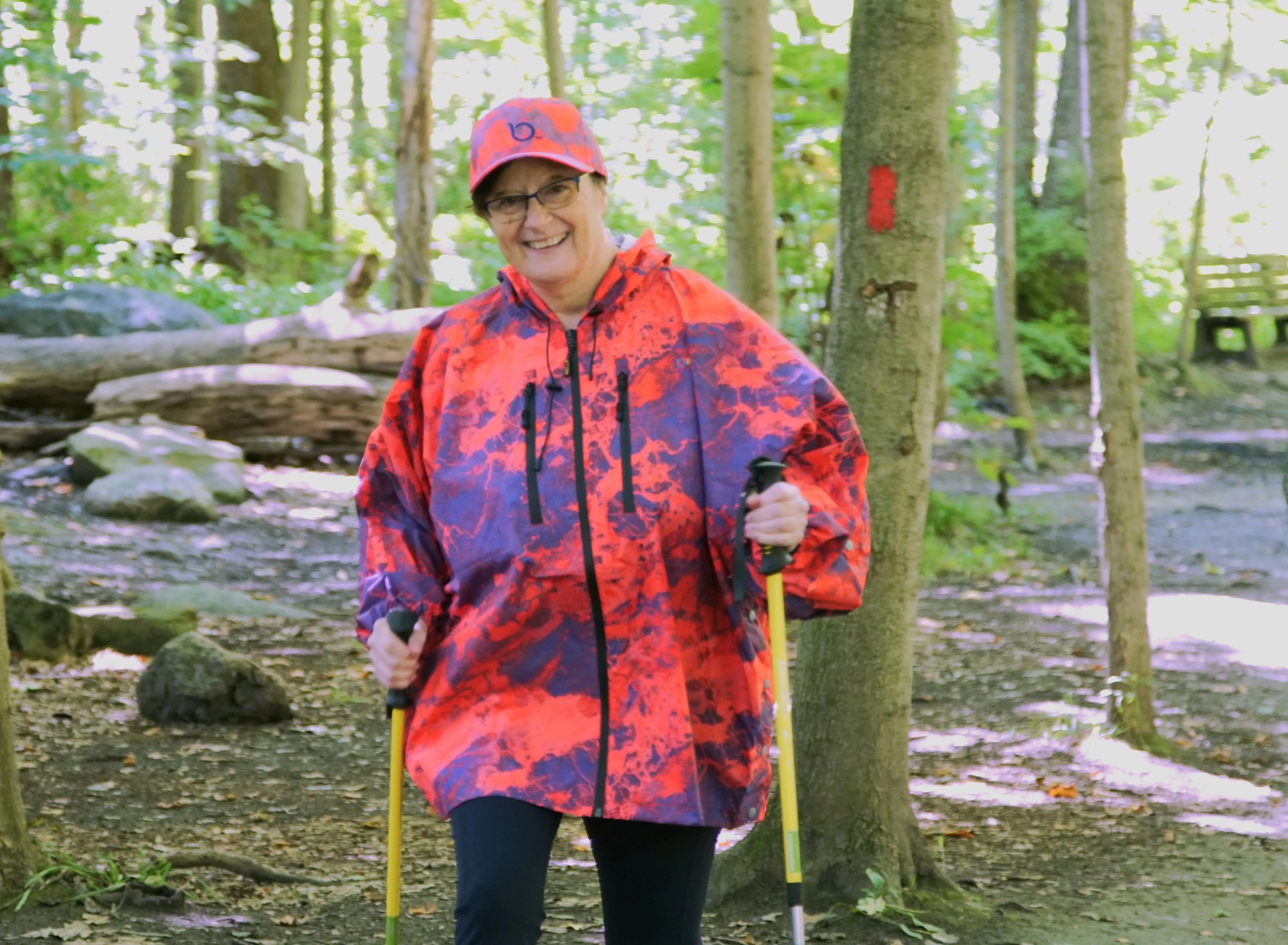 Brella 2015 Red Blue Unisex Rain Jacket