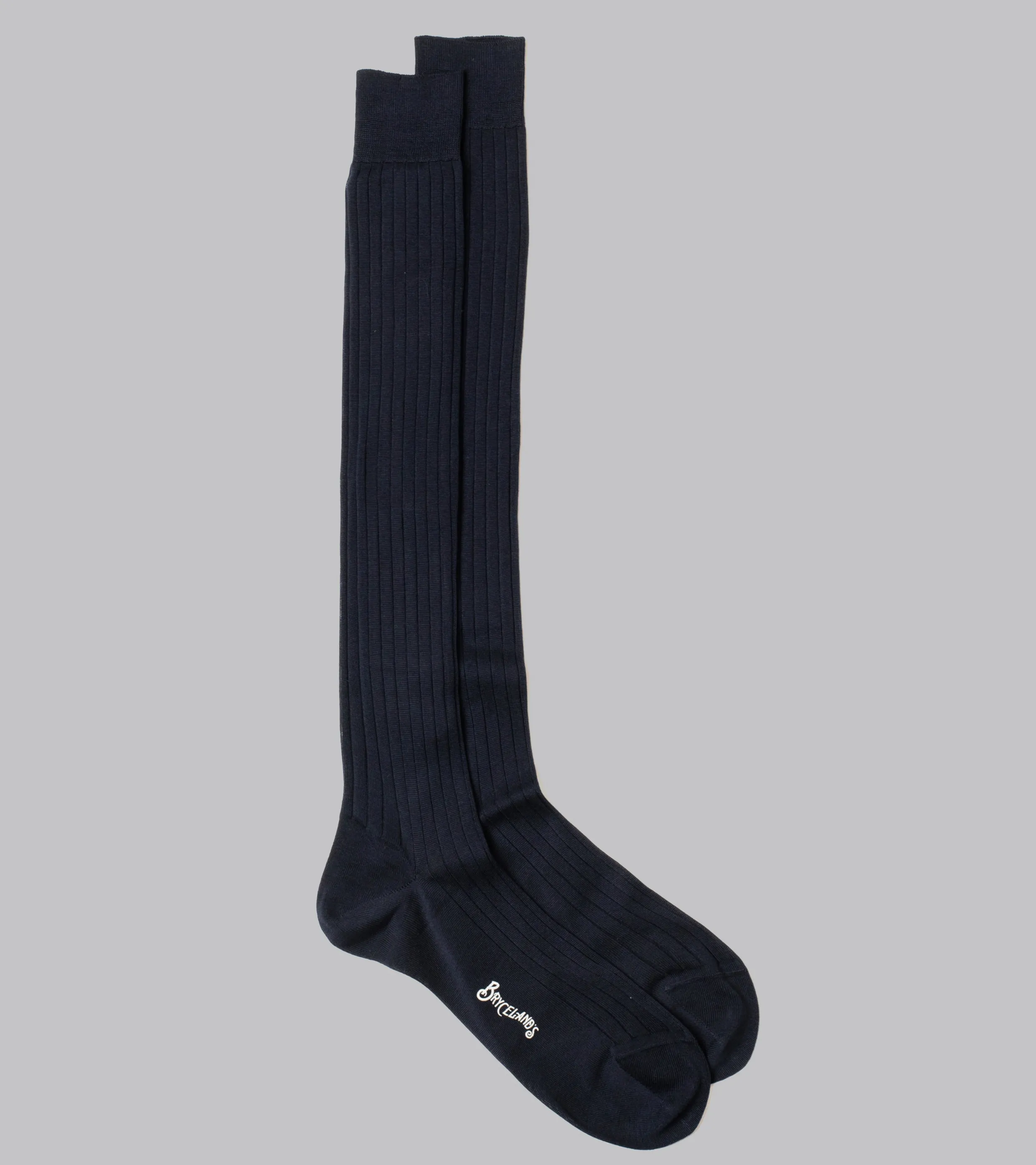 Bryceland's Cotton Socks Navy