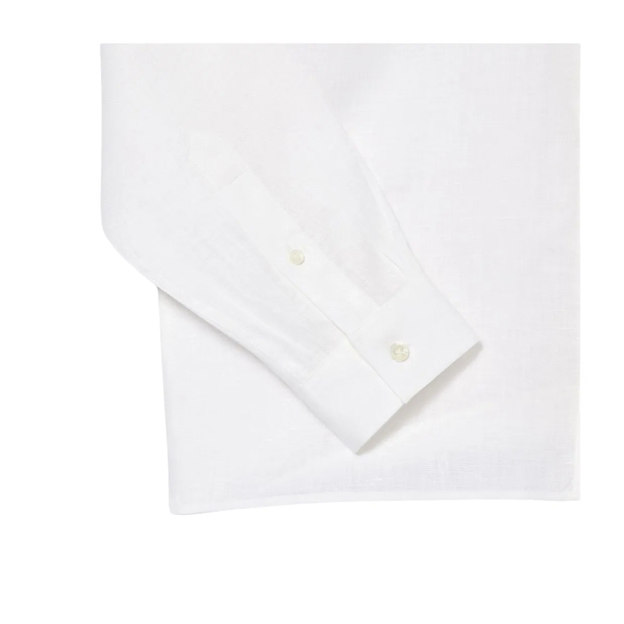 Camicia Uomo Lacoste Lino Bianco