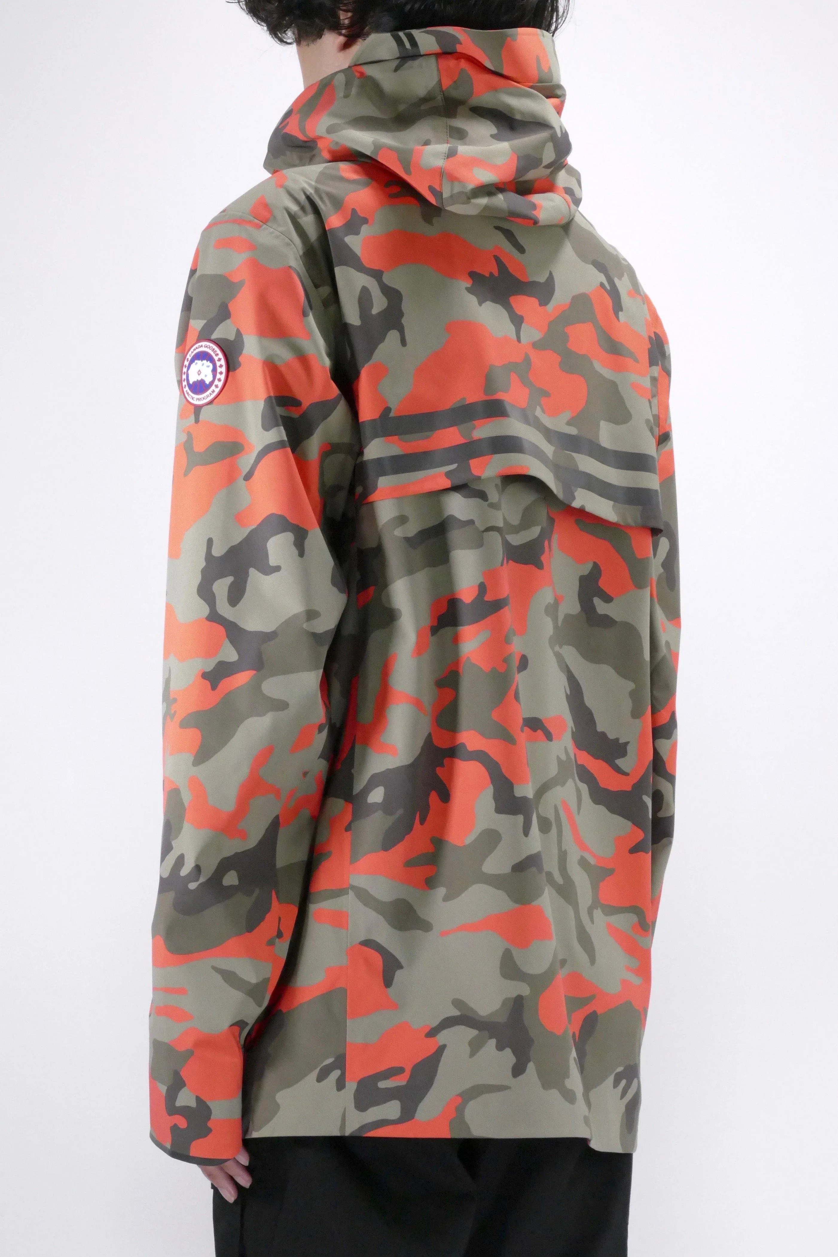 Canada Goose Mens Rain Jacket Nanaimo - Fire Bud Camo