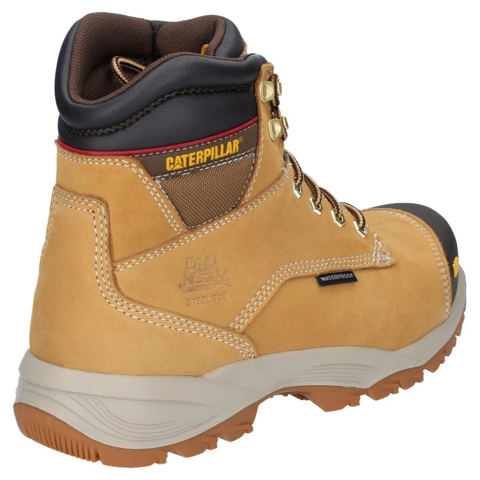 Sure, heres an optimized title for the e-commerce product:

Caterpillar Spiro Mens Steel Toe Safety Work Boots - Durable, Slip-Resistant, Comfortable Construction Footwear