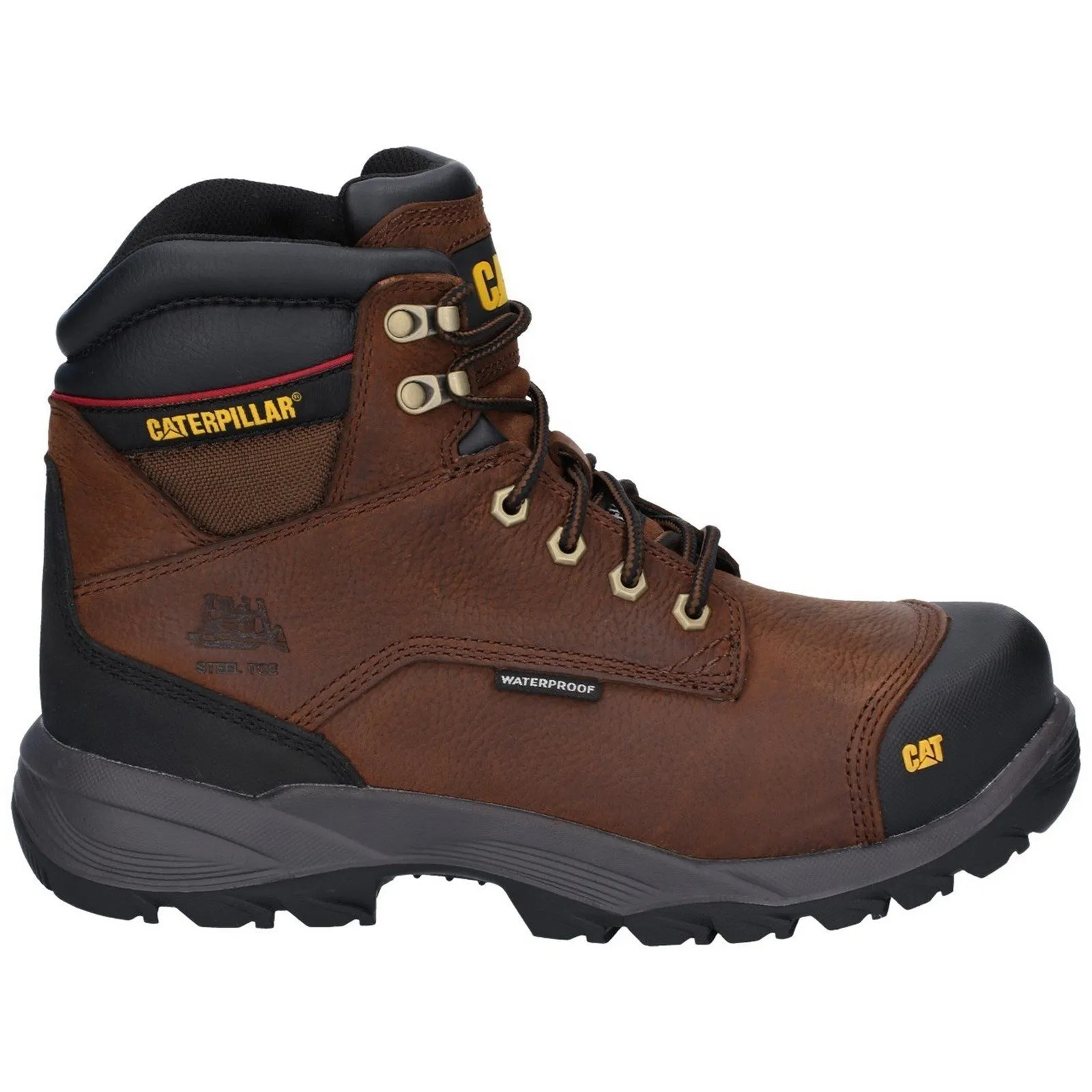 Sure, heres an optimized title for the e-commerce product:

Caterpillar Spiro Mens Steel Toe Safety Work Boots - Durable, Slip-Resistant, Comfortable Construction Footwear