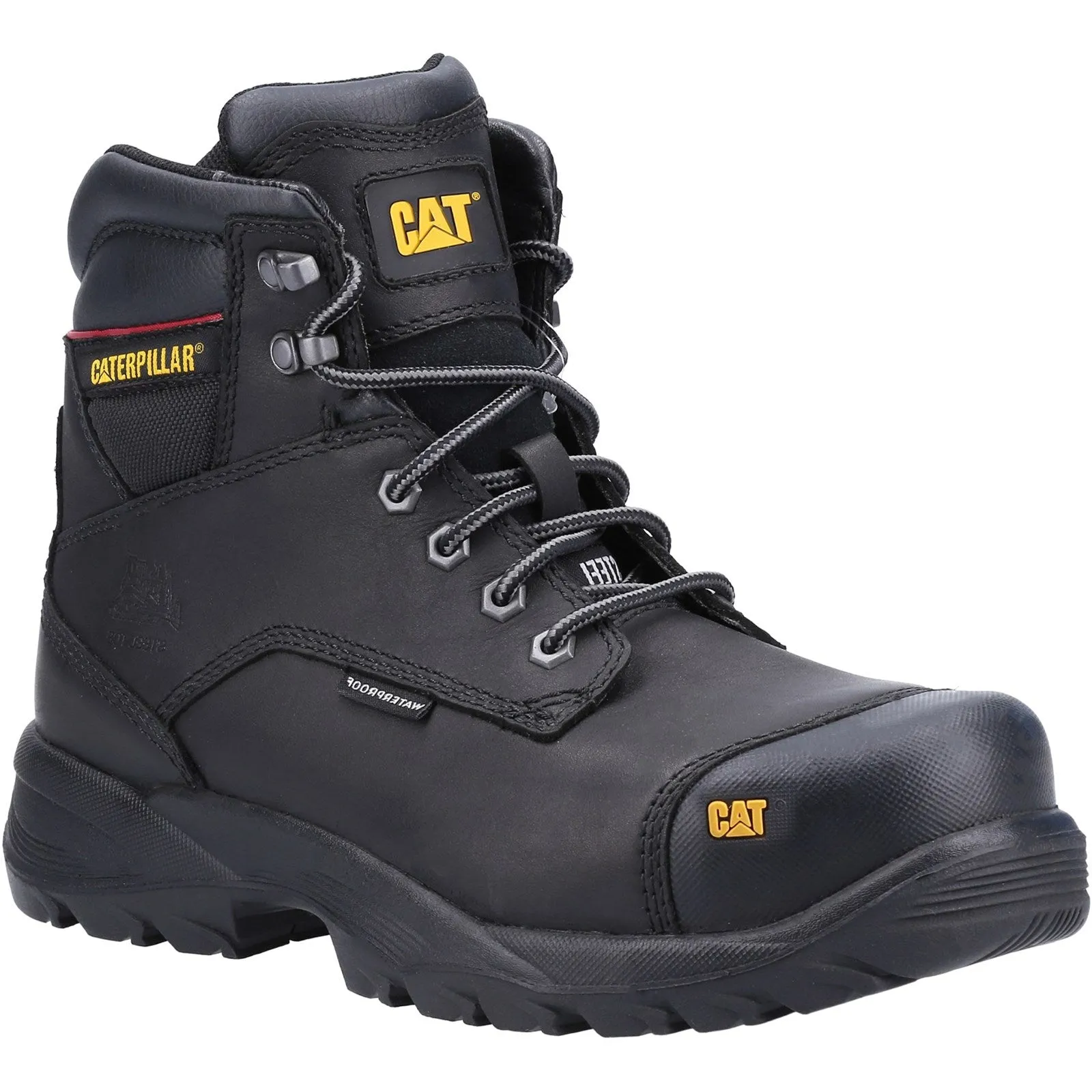 Sure, heres an optimized title for the e-commerce product:

Caterpillar Spiro Mens Steel Toe Safety Work Boots - Durable, Slip-Resistant, Comfortable Construction Footwear