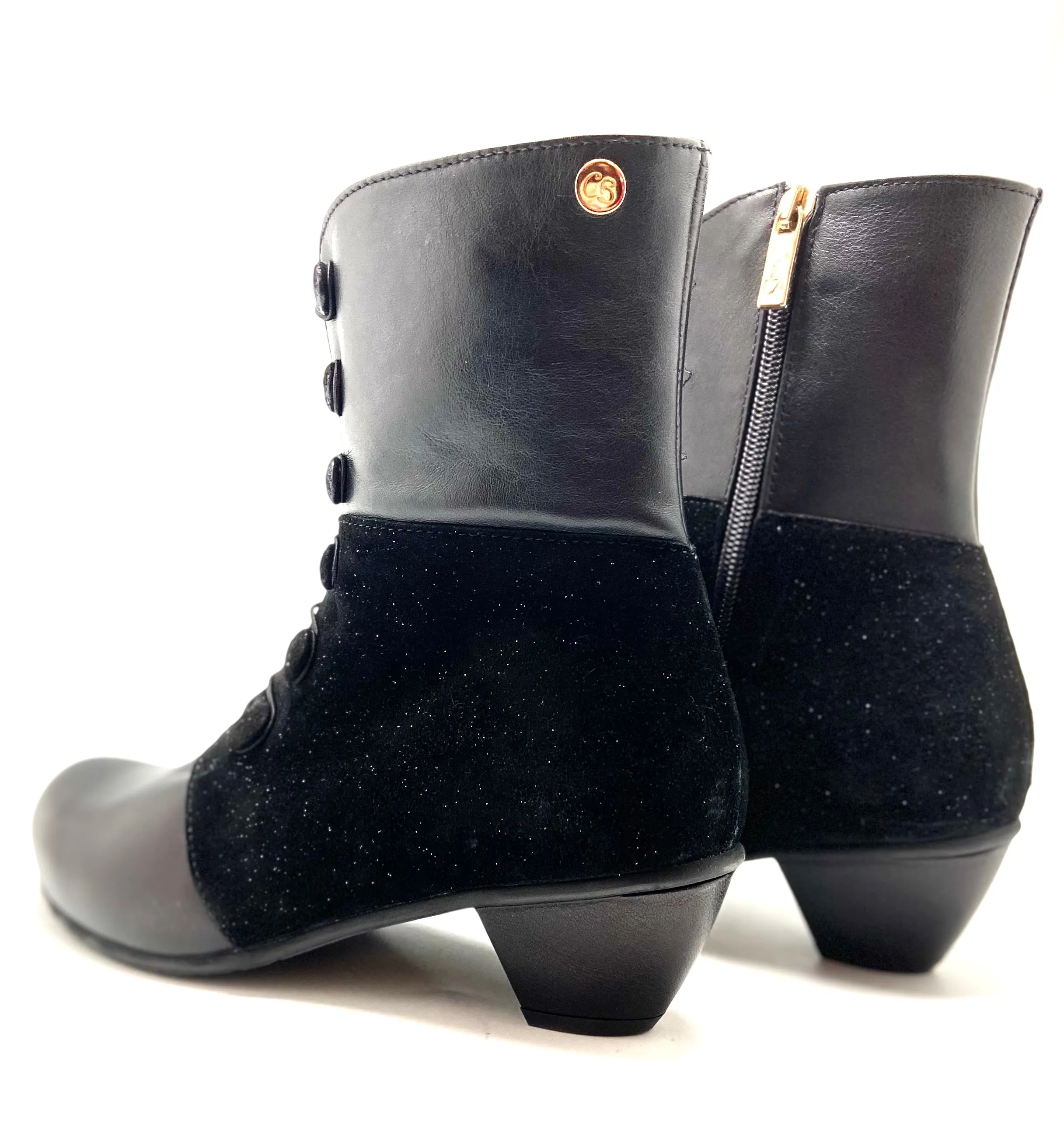 Chateau Noir - Black Button boot