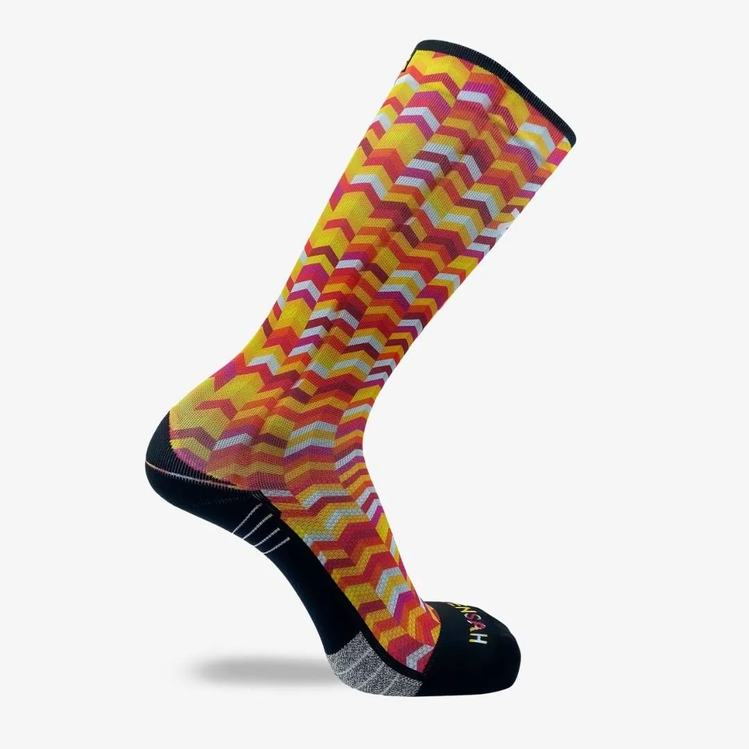 Chevrons Compression Socks (Knee-High)